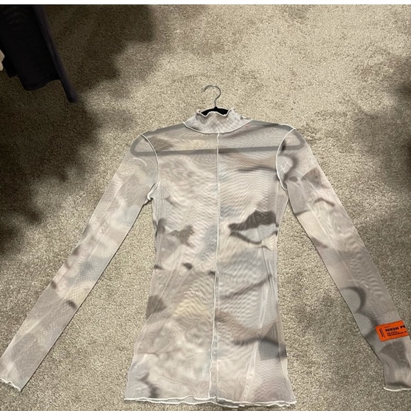 Heron Preston Scalloped tie-dyed turtleneck top 🧡 - Picture 1 of 2